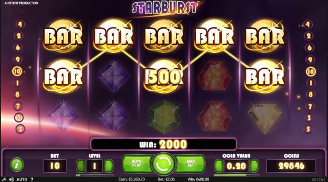 Casino NetEnt Starburst