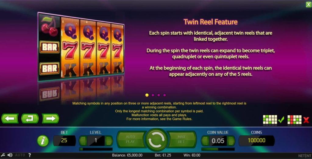 twin spin slot