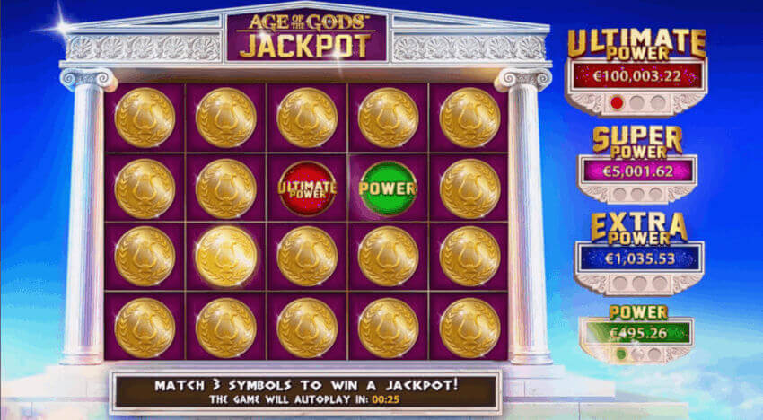 age of the gods slot jackpot