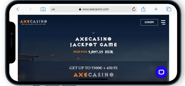 axe casino promo code