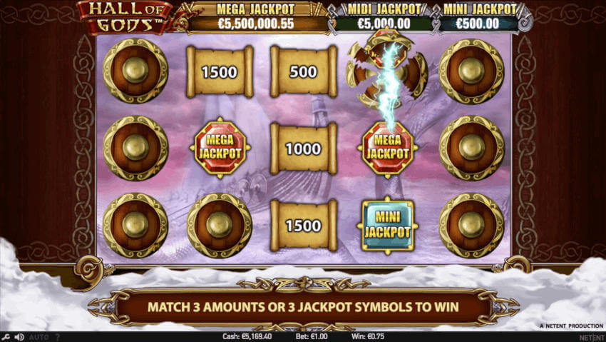 hall of gods slot review