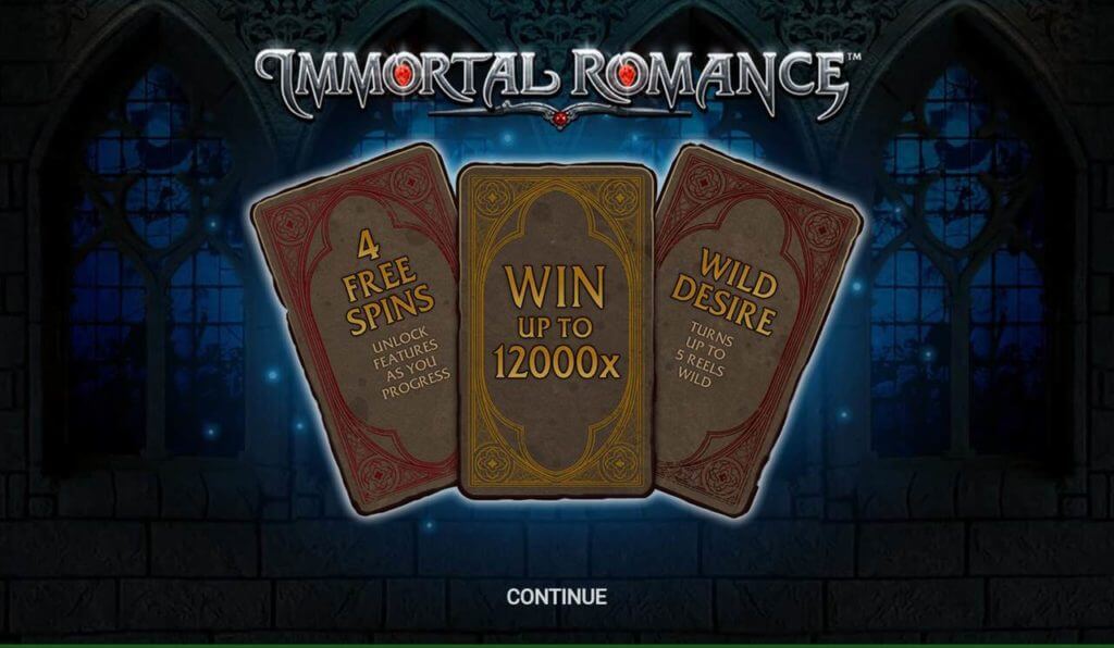 immortal romance. slot